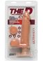 The D Perfect D Ultraskyn Vibrating Dildo With Balls 8in - Vanilla