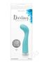 Luxe Collection Darling G-spot Rechargeable Silicone Flexible Compact Vibrator - Turquoise